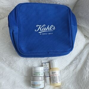 BN Kiehl's Skincare Bundle + Cosmetic Pouch